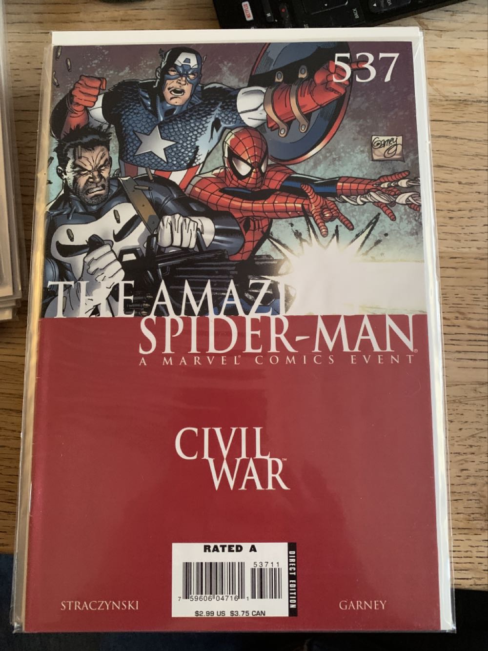 The Amazing Spider-Man 537 - Marvel Comics (537 - Dec 2006) comic book collectible [Barcode 759606068142] - Main Image 2