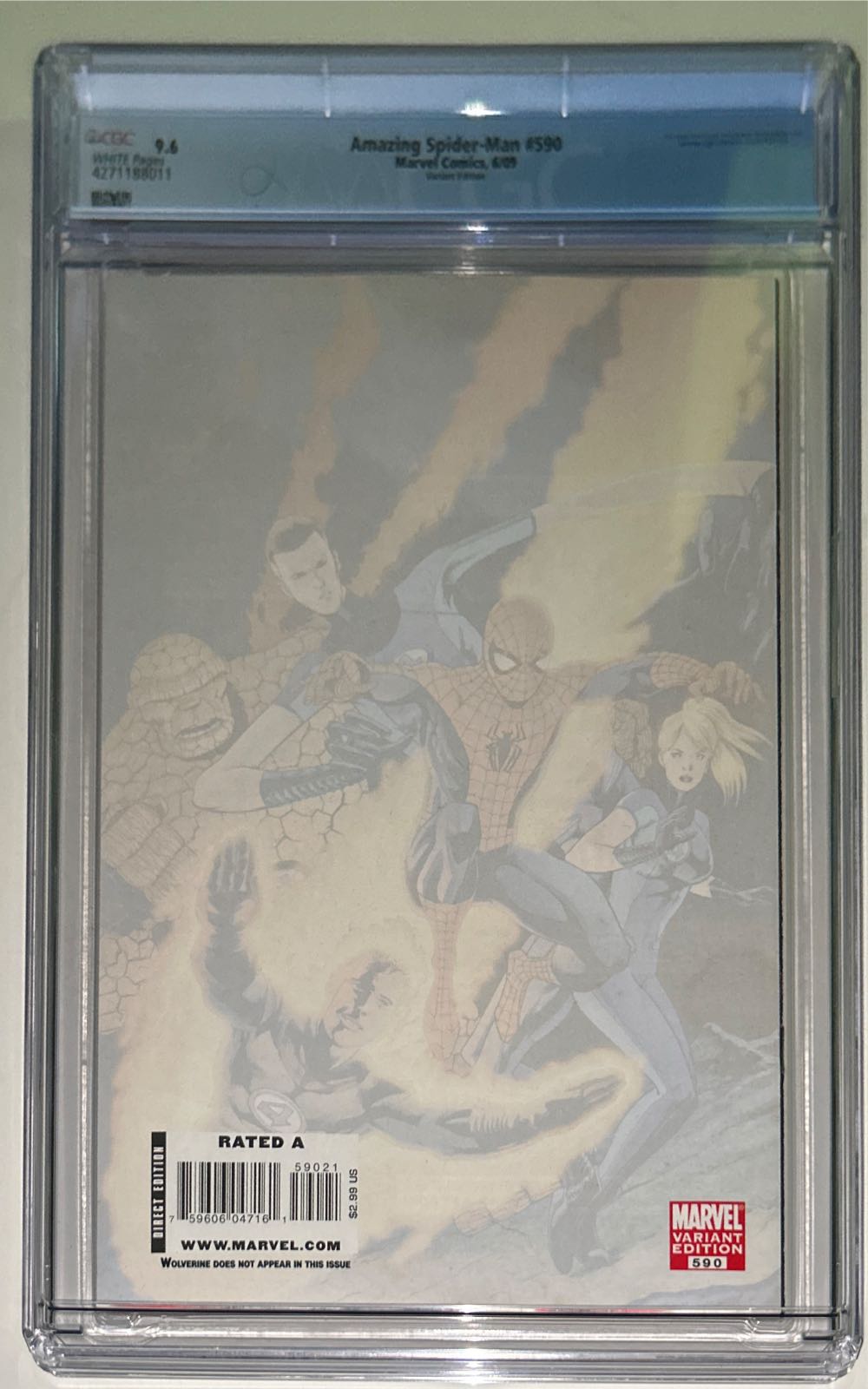 The Amazing Spider-man  (590) comic book collectible [Barcode 759606068142] - Main Image 2