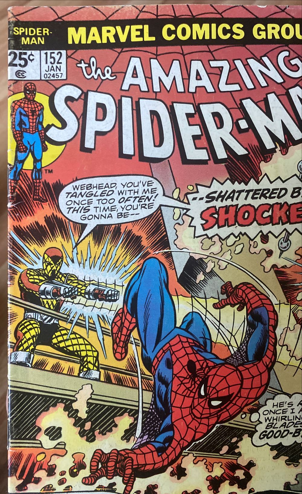 Amazing Spider-man, The - Marvel Comics Group (152 - Jan 1976) comic book collectible [Barcode 759606068142] - Main Image 3