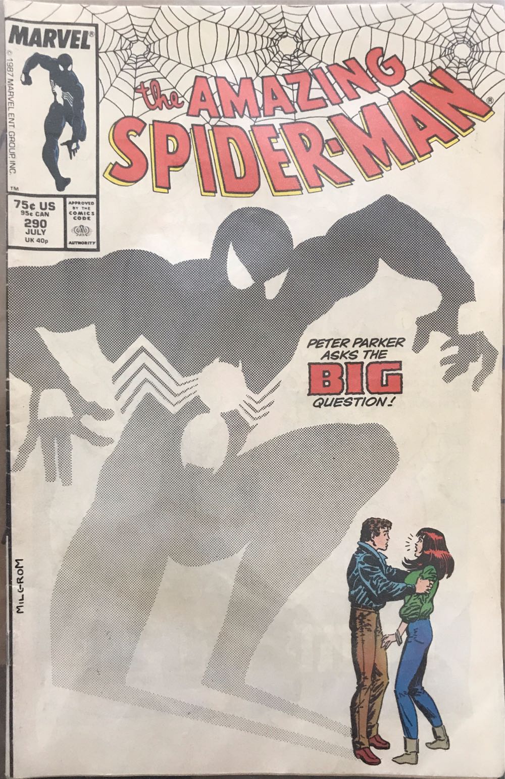 The Amazing Spider-man #290 - Marvel (290 - 07/1987) comic book collectible [Barcode 759606068142] - Main Image 2
