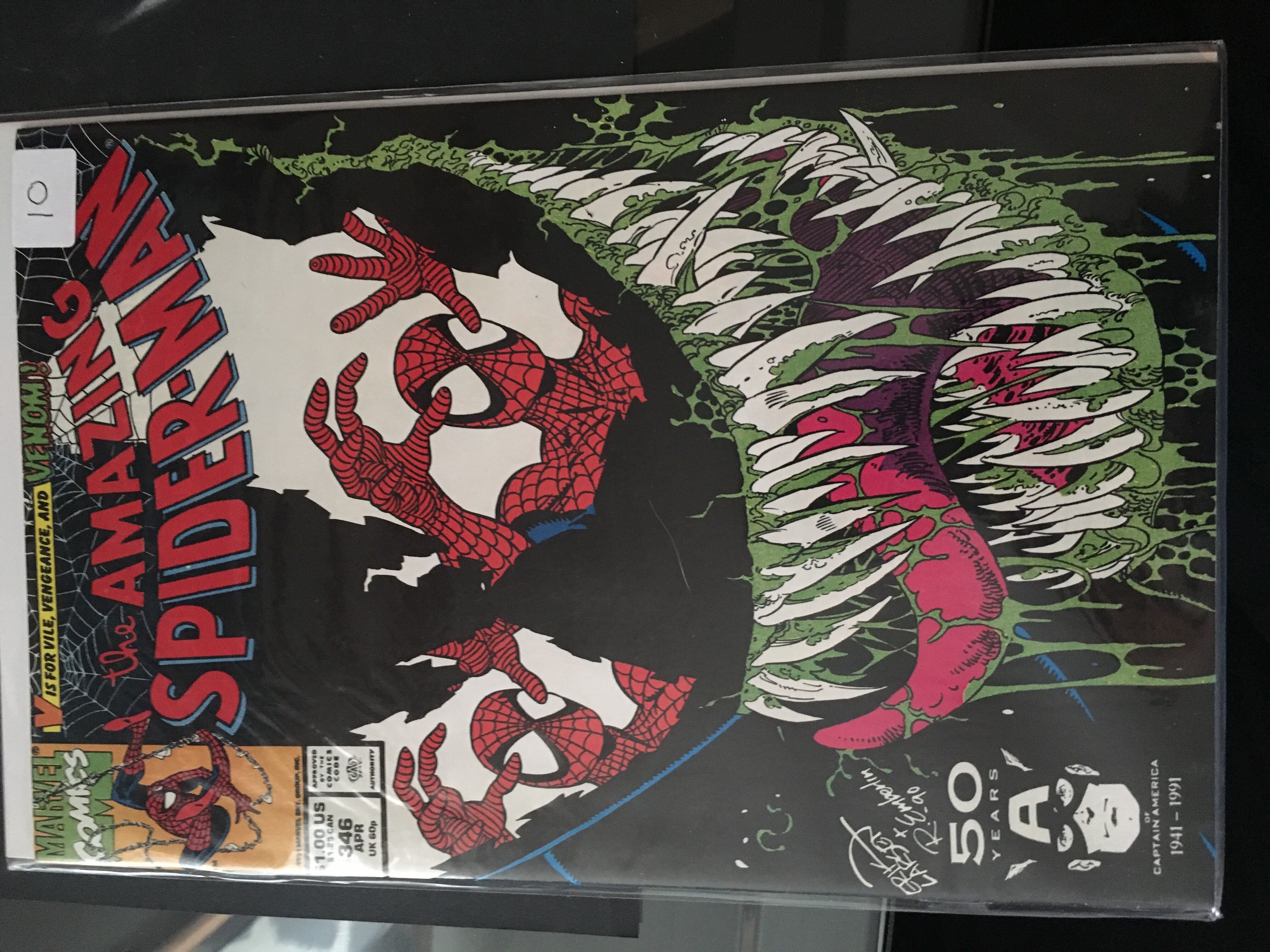 Amazing Spider-Man, The - Marvel Comics (346 - Apr 1991) comic book collectible [Barcode 759606068142] - Main Image 2