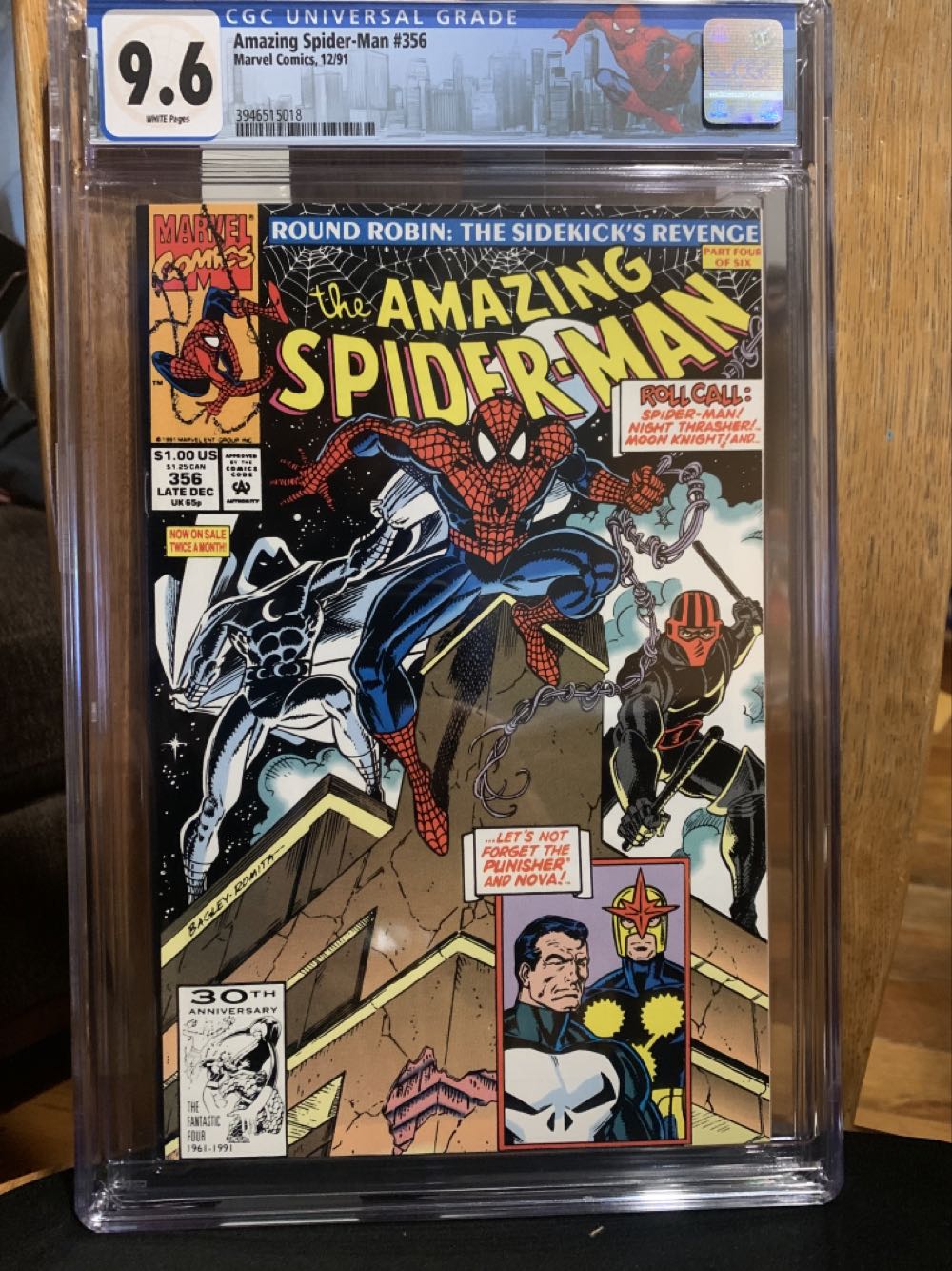 The Amazing Spider-Man (1st Series) - Marvel Comics (356 - Dec 1991) comic book collectible [Barcode 759606068142] - Main Image 3