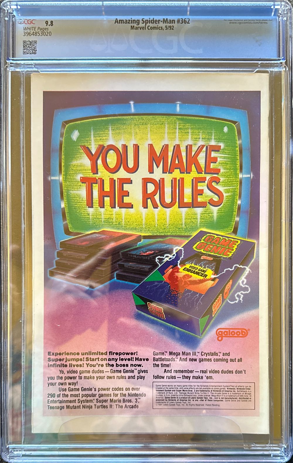 Amazing Spider-Man, The - Marvel Comics (362 - May 1992) comic book collectible [Barcode 759606068142] - Main Image 3