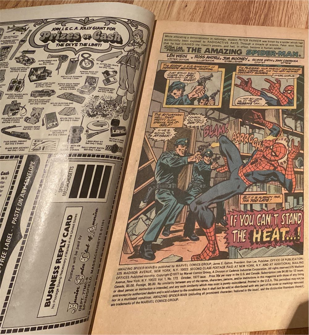 Amazing Spider-man, The - Marvel Comics Group (173 - Oct 1977) comic book collectible [Barcode 759606068142] - Main Image 4
