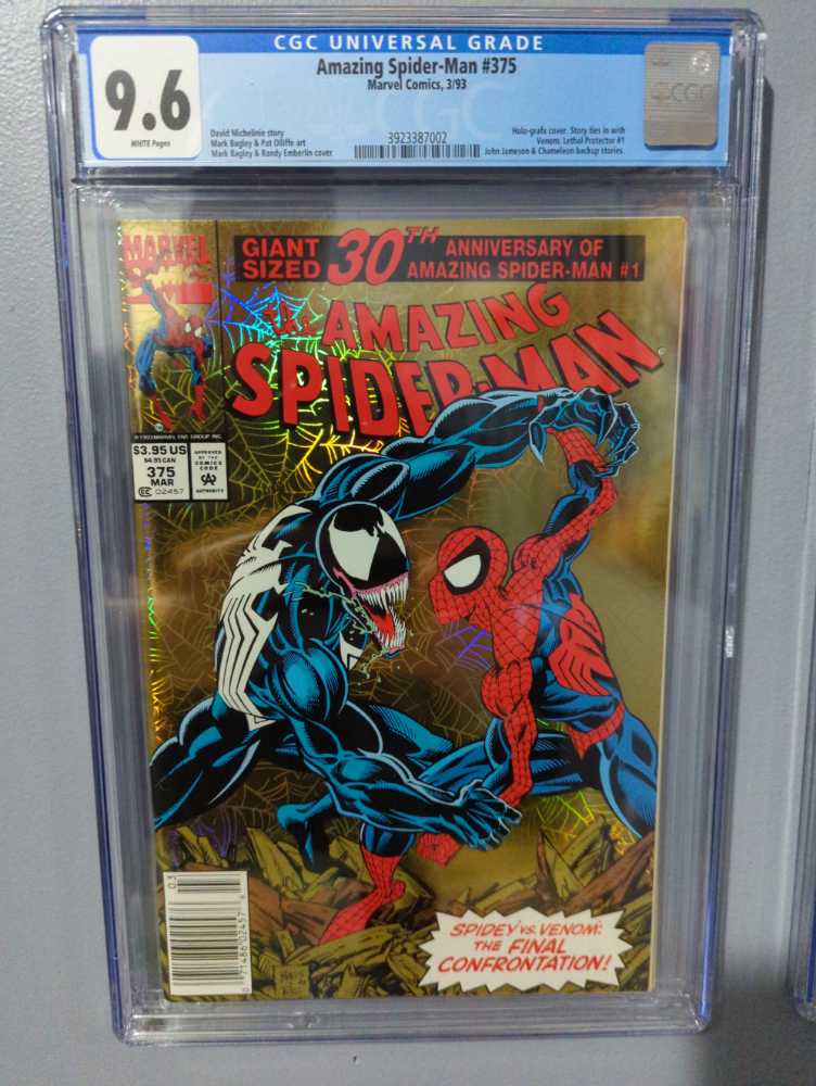 Amazing Spider-Man - Marvel Comics (375 - Mar 1993) comic book collectible [Barcode 759606068142] - Main Image 4