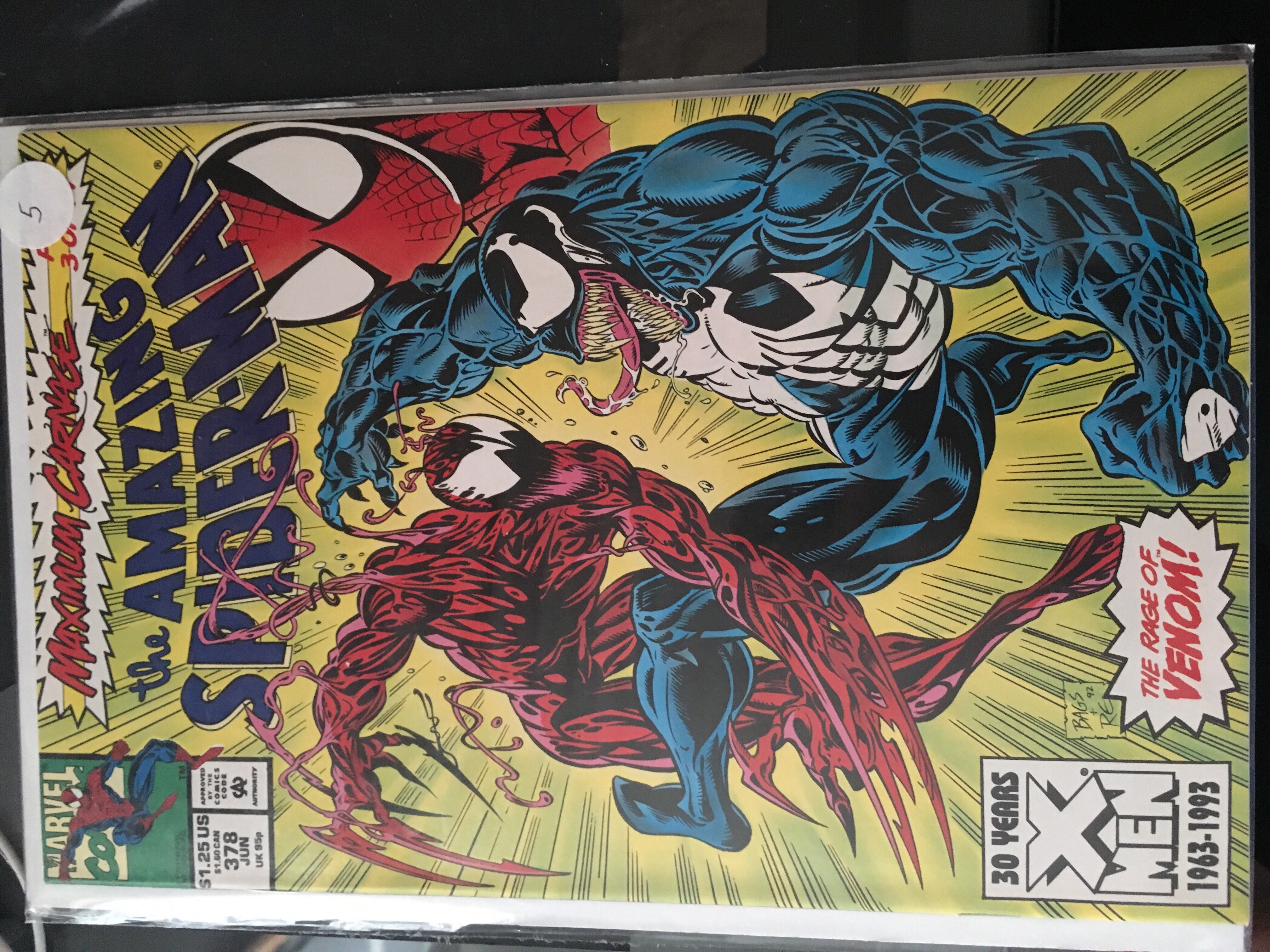 The Amazing Spider-Man (Vol. 1) - Marvel Comics (378 - Apr 1993) comic book collectible [Barcode 759606068142] - Main Image 3