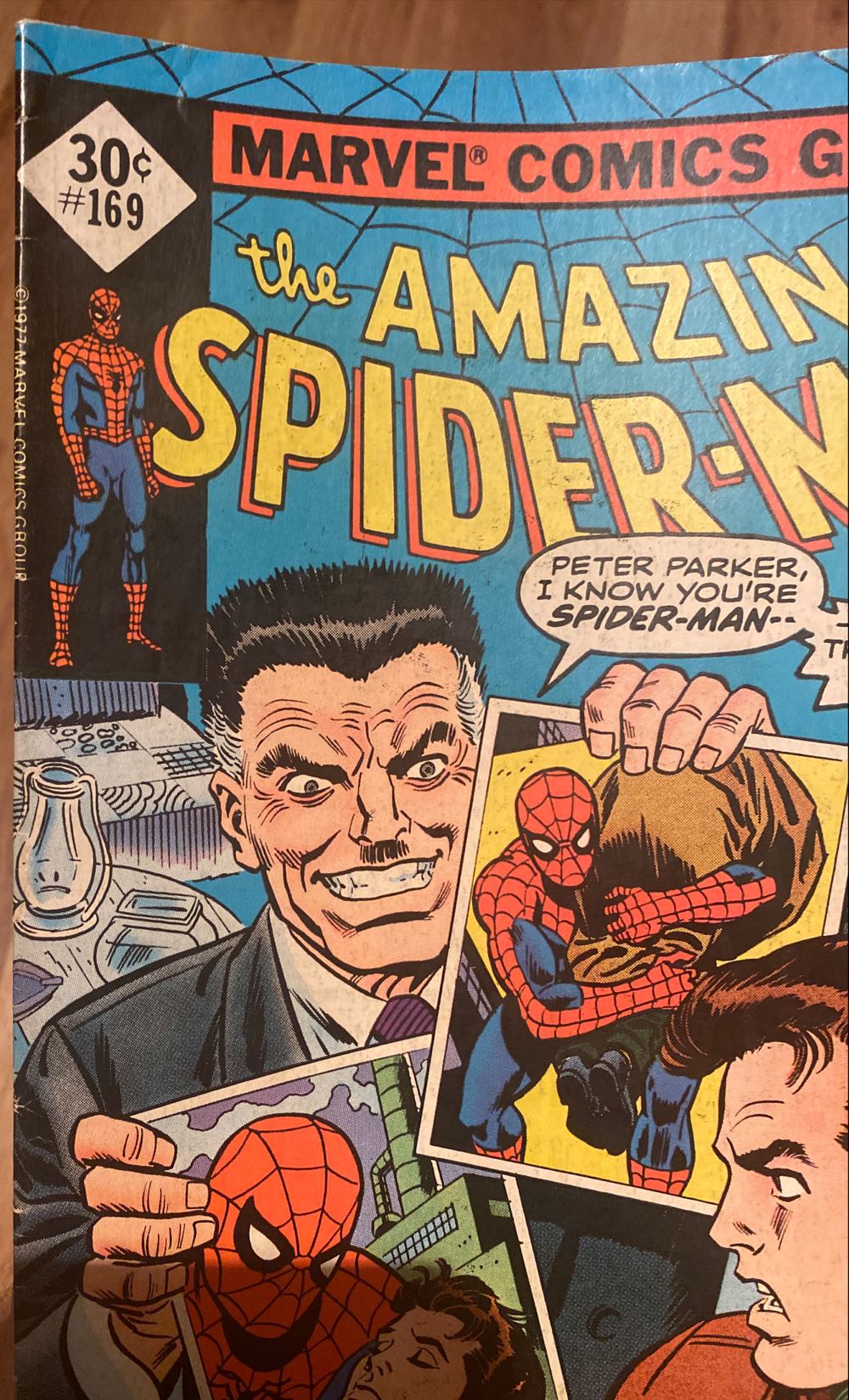 Amazing Spider-Man, The - Marvel Comics Group (169 - Jun 1977) comic book collectible [Barcode 759606068142] - Main Image 3