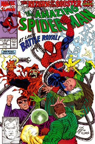 The Amazing Spider-Man - Marvel (338 - Sep 1990) comic book collectible [Barcode 759606068142] - Main Image 1