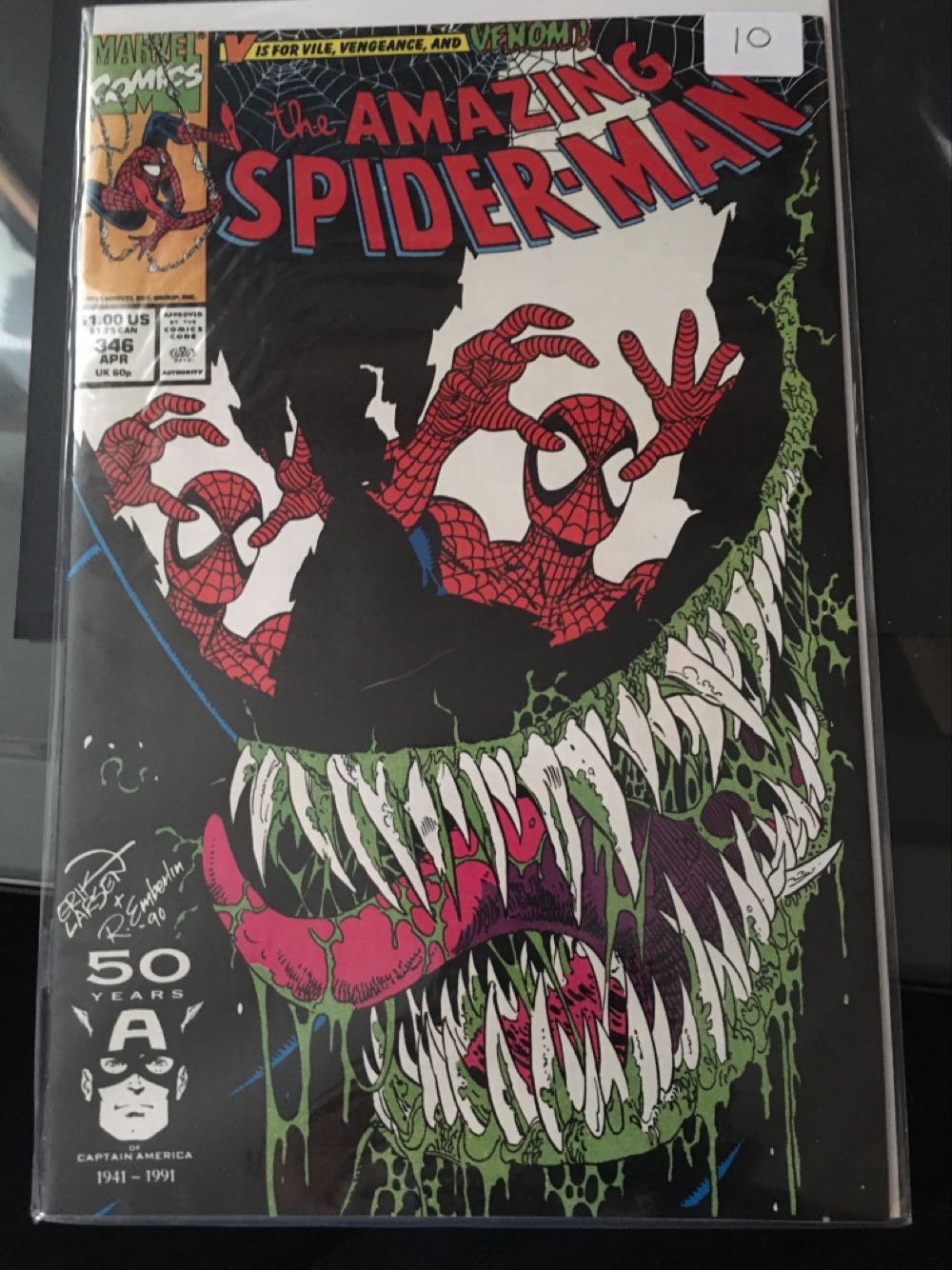 The Amazing Spider-Man 347 - Marvel Comics Amazing Spider-man* (347 - 05/1991) comic book collectible [Barcode 759606068142] - Main Image 2