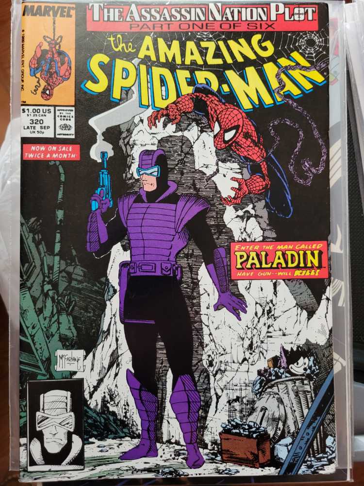 The Amazing Spider-man - Marvel (320 - Sep 1989) comic book collectible [Barcode 759606068142] - Main Image 3