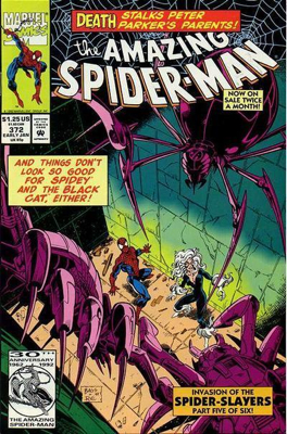 The Amazing Spider-man - Marvel Comics (372 - Jan 1992) comic book collectible [Barcode 759606068142] - Main Image 1