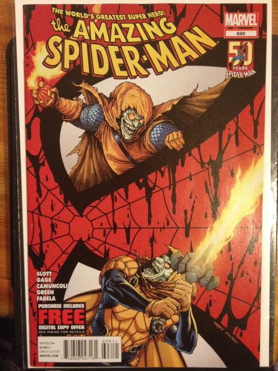 Amazing Spider-man, The  (696 - Dec 2012) comic book collectible [Barcode 759606068142] - Main Image 1