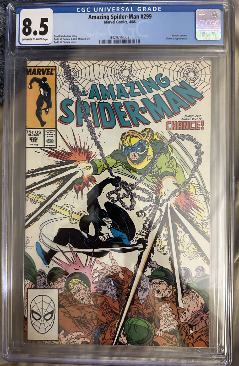 The Amazing Spider-Man - Marvel Comics (299 - Apr 1988) comic book collectible [Barcode 759606068142] - Main Image 2