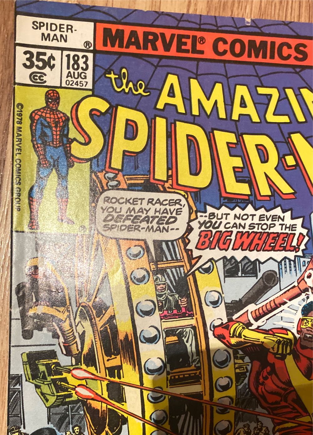 The Amazing Spider-man - Marvel (183 - Aug 1978) comic book collectible [Barcode 759606068142] - Main Image 3