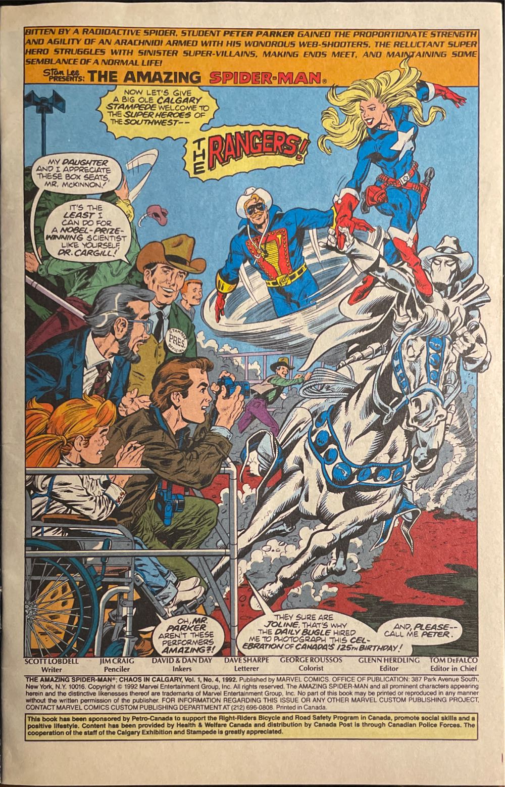 The Amazing Spider-Man: Chaos In Calgary - Marvel Comics (4) comic book collectible [Barcode 759606068142] - Main Image 3