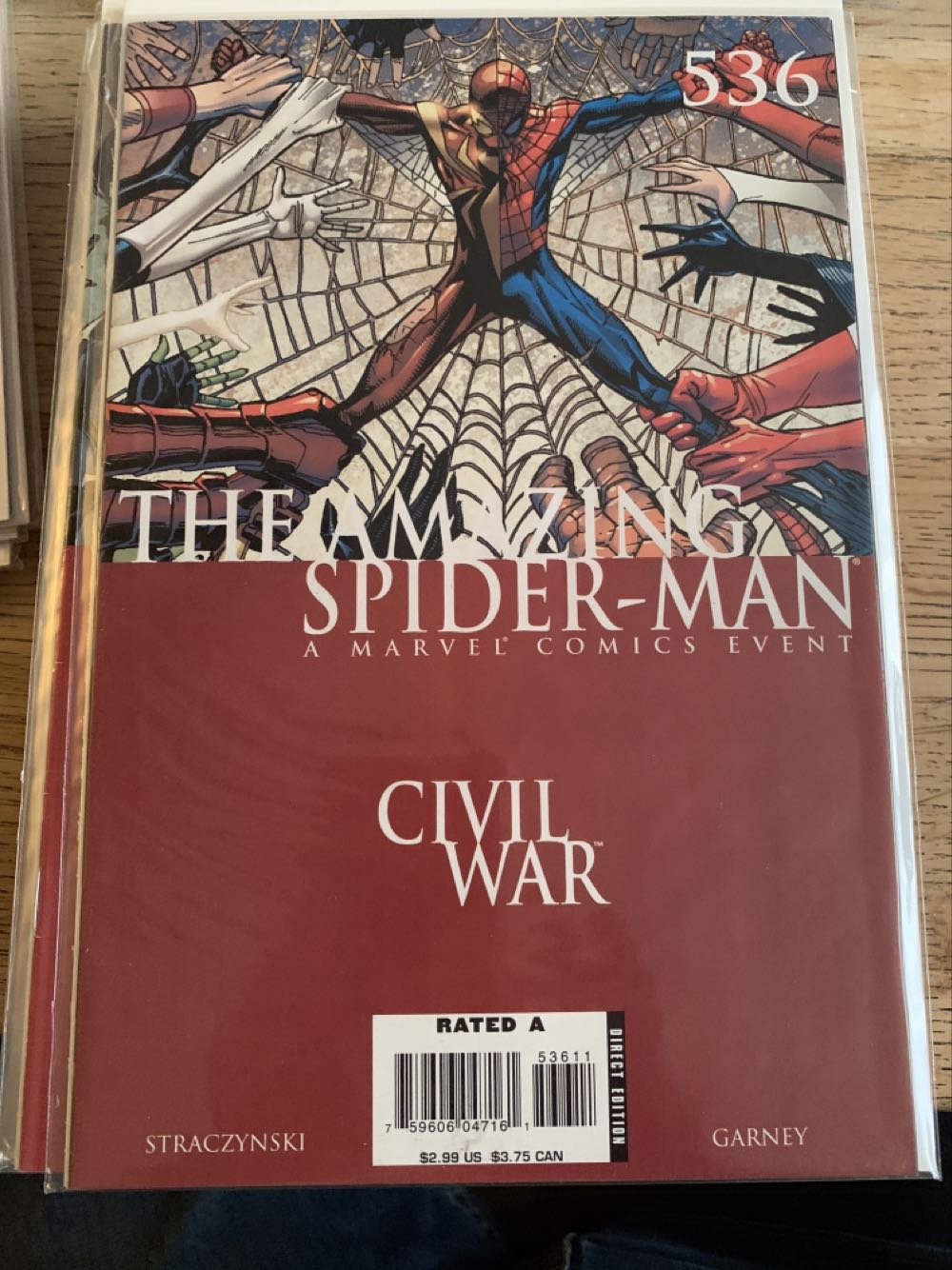 The Amazing Spider-Man - Marvel (536 - Nov 2006) comic book collectible [Barcode 759606068142] - Main Image 2