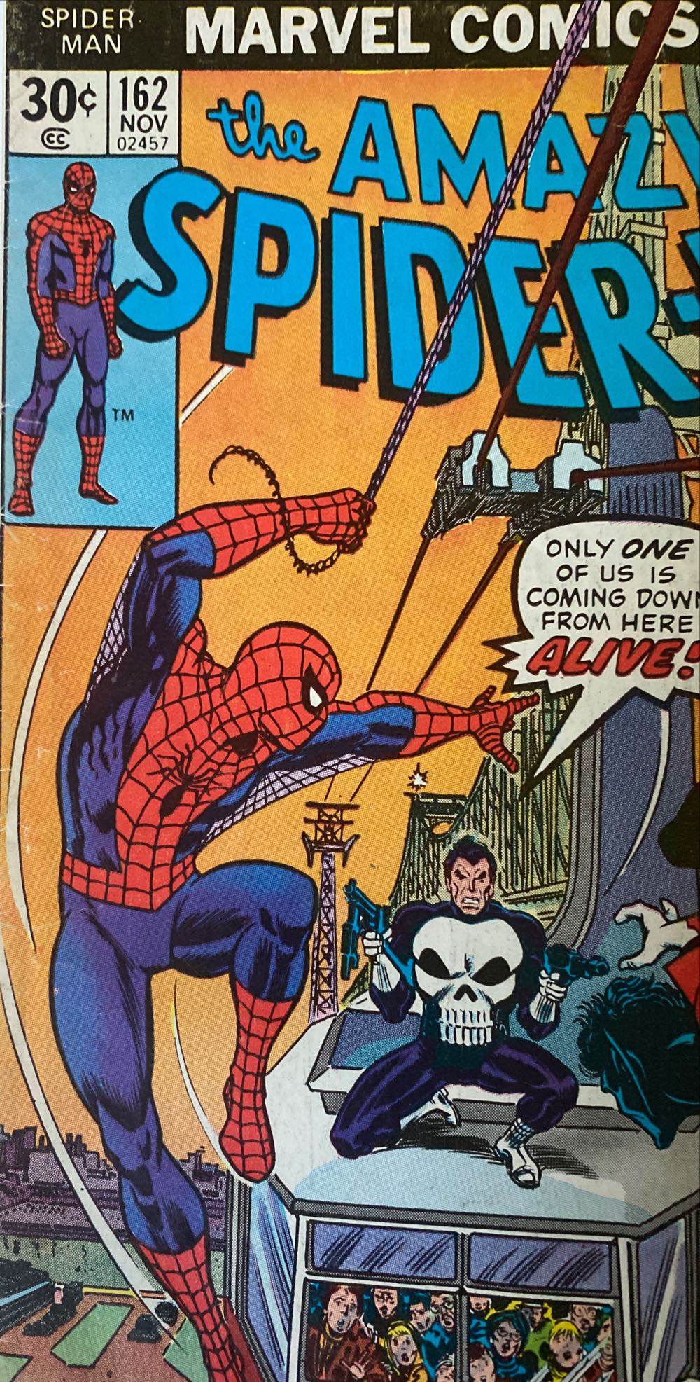 Amazing Spider-man, The - Marvel Comics Group (162 - Nov 1976) comic book collectible [Barcode 067200001411] - Main Image 3