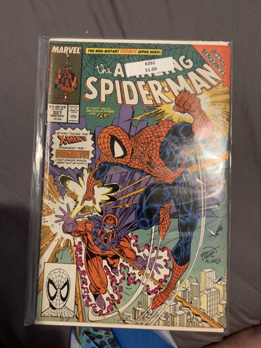 Amazing Spider-man, The - Marvel Comics (327 - Dec 1989) comic book collectible [Barcode 759606068142] - Main Image 2