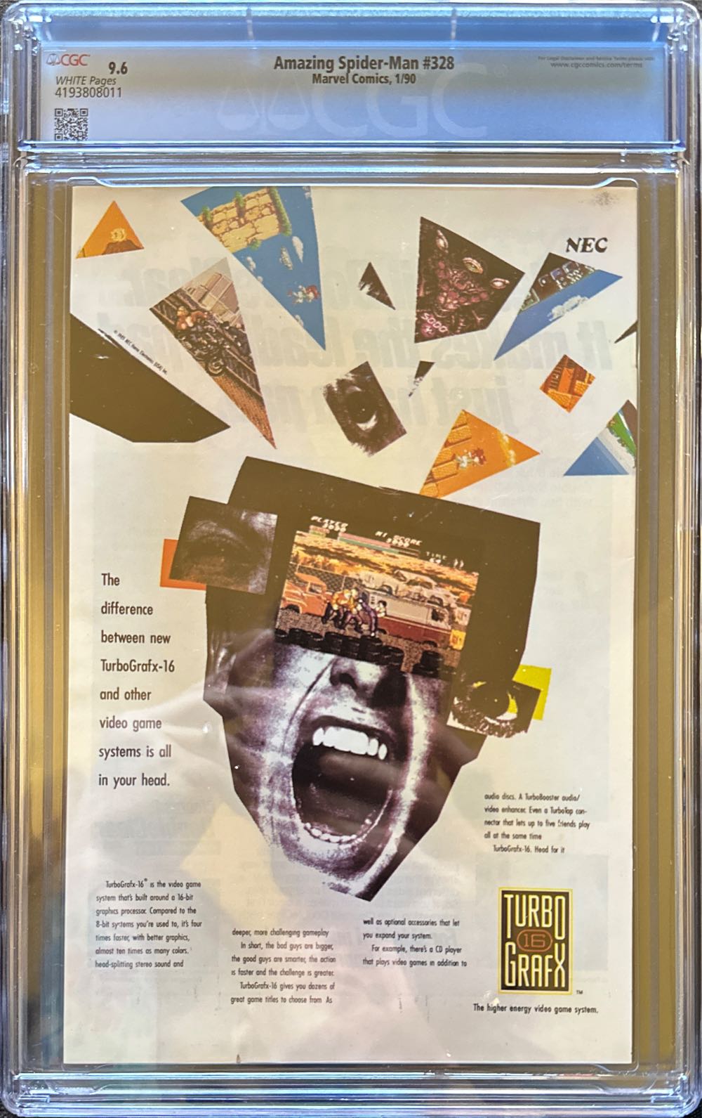 The Amazing Spider-Man - Marvel Comics (328 - Jan 1990) comic book collectible [Barcode 759606068142] - Main Image 3