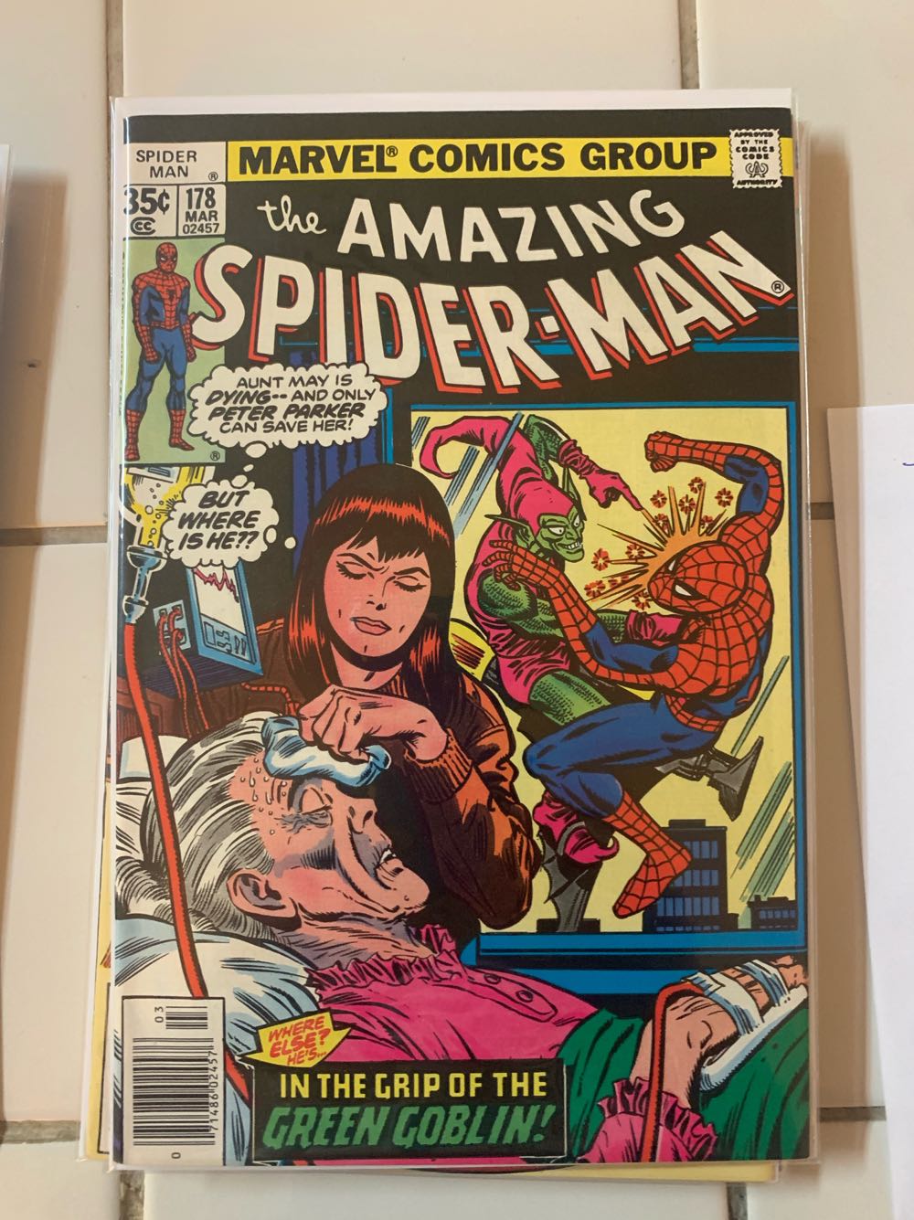 The Amazing Spider-man - Marvel Comics (178 - Mar 1978) comic book collectible [Barcode 759606068142] - Main Image 2