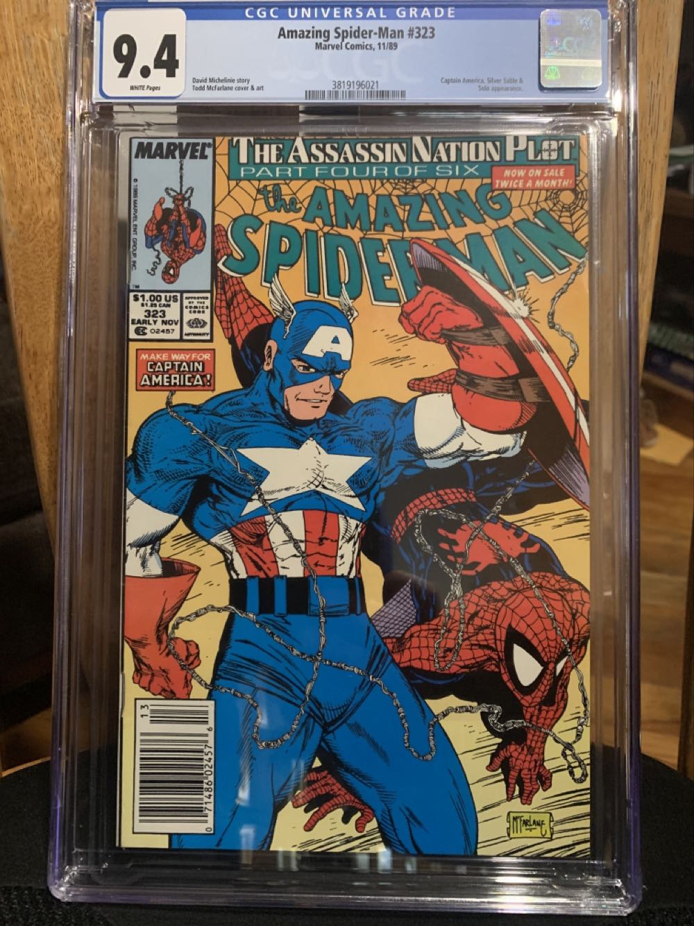 Spider Man Amazing - Marvel Comics (323 - Nov 1989) comic book collectible [Barcode 759606068142] - Main Image 2