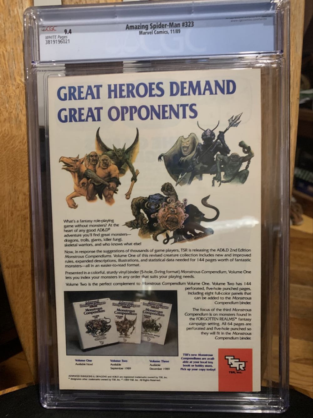 Spider Man Amazing - Marvel Comics (323 - Nov 1989) comic book collectible [Barcode 759606068142] - Main Image 3