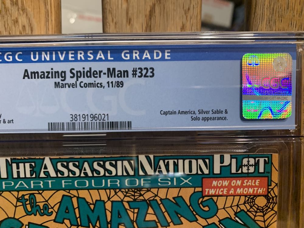 Spider Man Amazing - Marvel Comics (323 - Nov 1989) comic book collectible [Barcode 759606068142] - Main Image 4