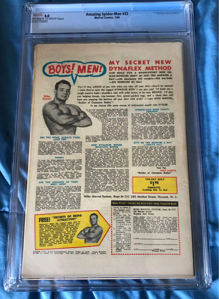 The Amazing Spider-Man - Marvel Comics (33 - February 1966) comic book collectible [Barcode 759606068142] - Main Image 2