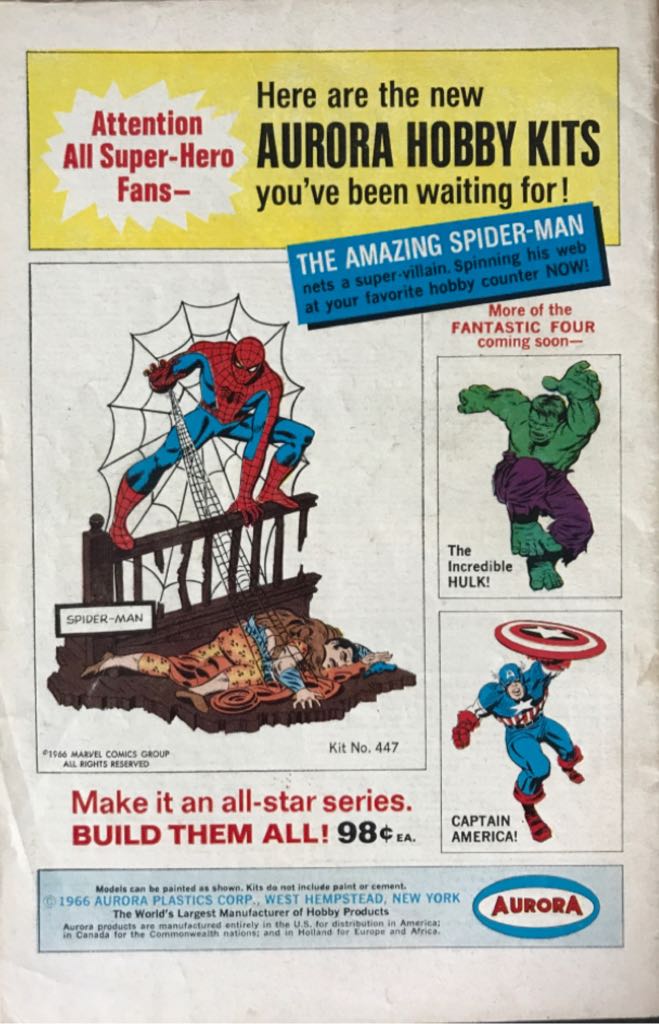 Amazing Spider-man, The - Marvel (44 - Jan 1967) comic book collectible [Barcode 759606068142] - Main Image 2