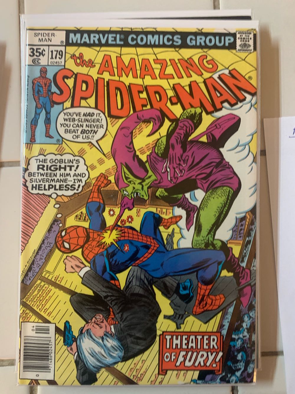 Spider-Man, The Amazing - Marvel Comics (179 - Apr 1978) comic book collectible [Barcode 759606068142] - Main Image 2
