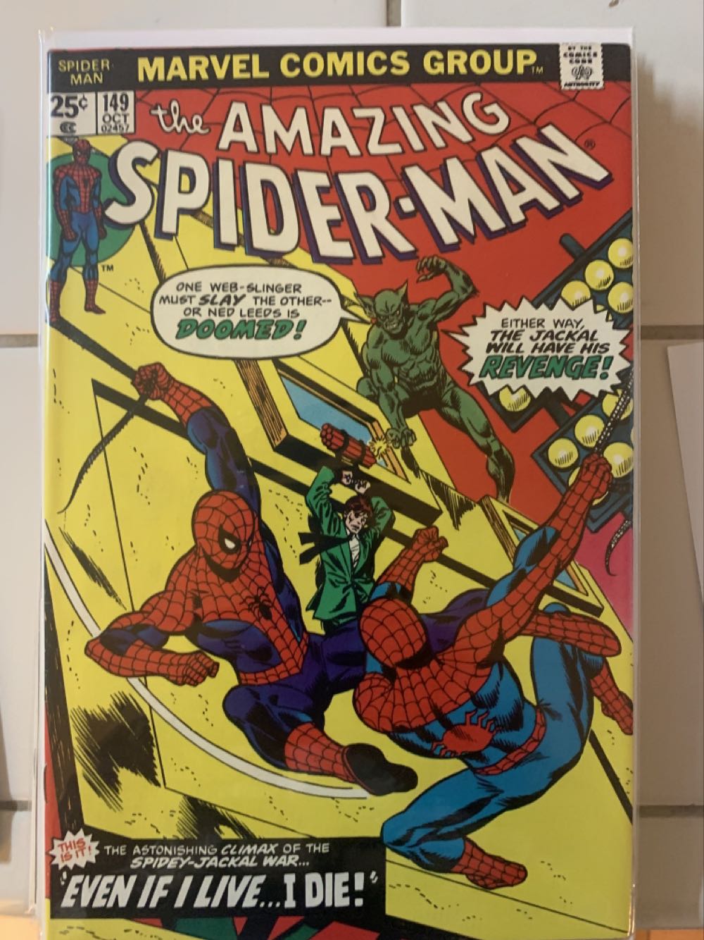 The Amazing Spider-Man Vol 1 - Marvel Comics (149 - Oct 1975) comic book collectible [Barcode 759606068142] - Main Image 2