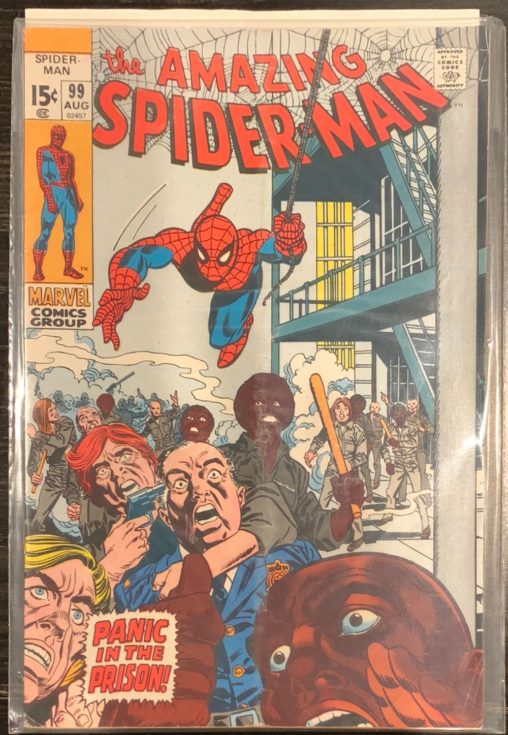 The Amazing Spider-Man Vol 1 - Marvel Comics (99 - Aug 1971) comic book collectible - Main Image 2