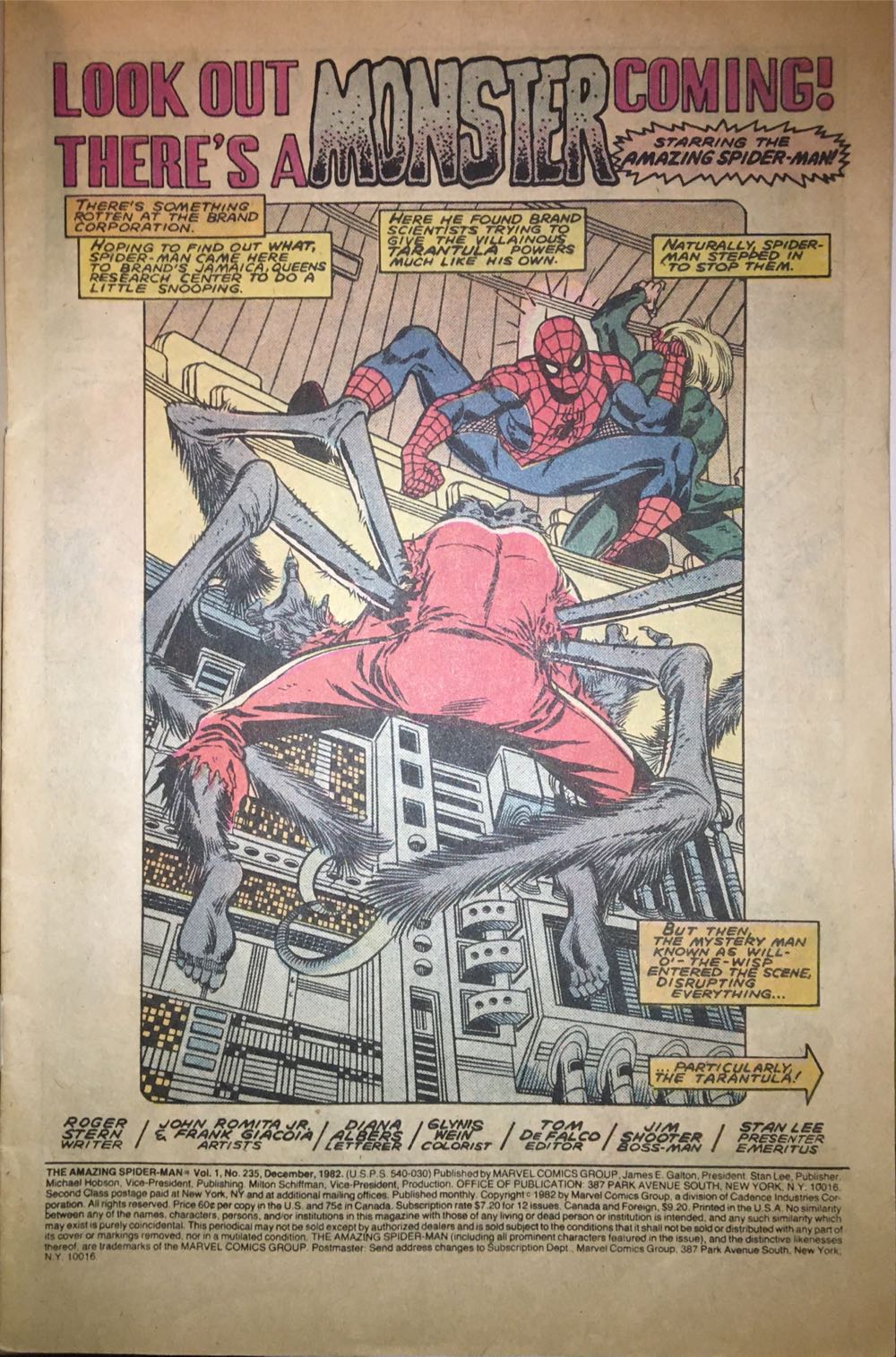 The Amazing Spider-Man - Marvel Comics (235 - 12/1982) comic book collectible - Main Image 3