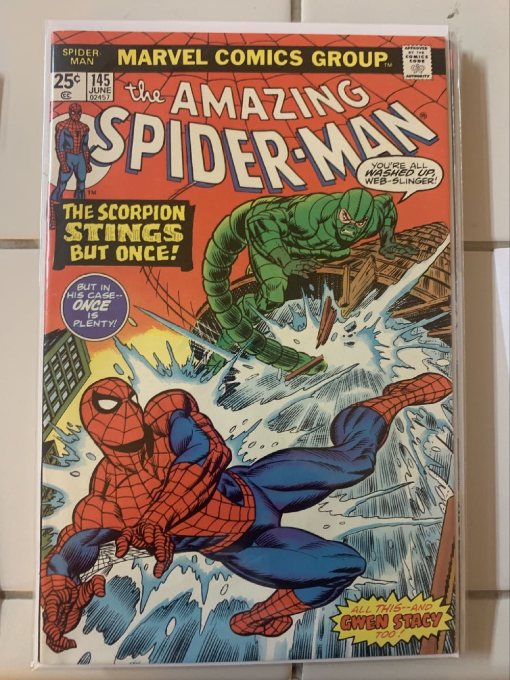 Amazing Spider-man, The - Marvel (145 - Jan 1975) comic book collectible - Main Image 3