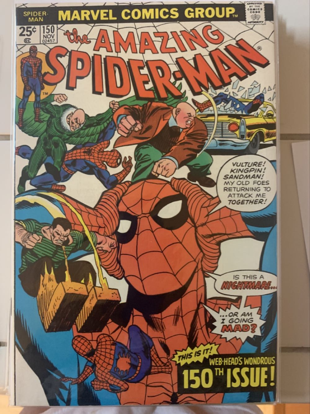 Amazing Spider-Man, The - Marvel Comics Group (150 - Nov 1975) comic book collectible - Main Image 3