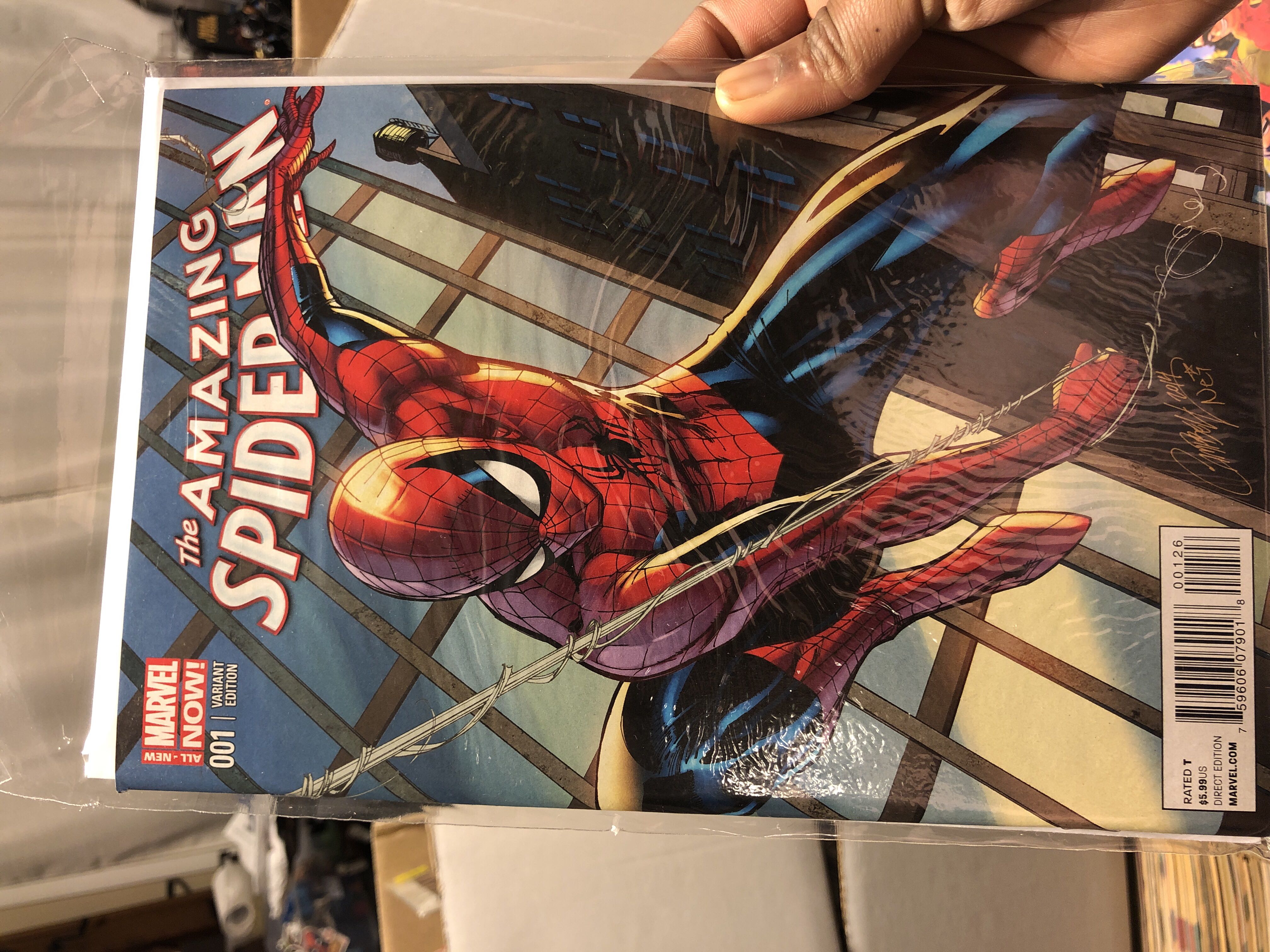 Amazing Spider-Man, The - Marvel Comics (1 - Apr 2014) comic book collectible [Barcode 759606079018] - Main Image 2
