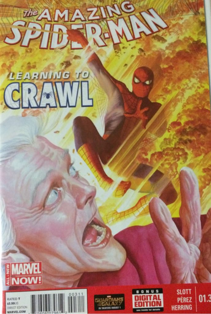 Amazing Spider-Man: Learning To Crawl, The - Marvel (13 - Sep 2014) comic book collectible [Barcode 759606079612] - Main Image 1