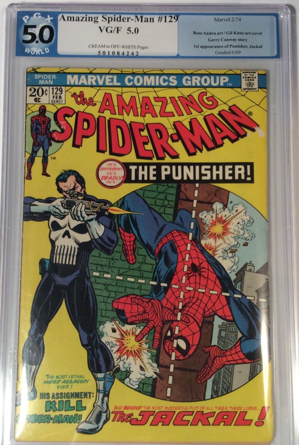 The Amazing Spider-Man - Marvel Comics (129 - 02/1974) comic book collectible - Main Image 2