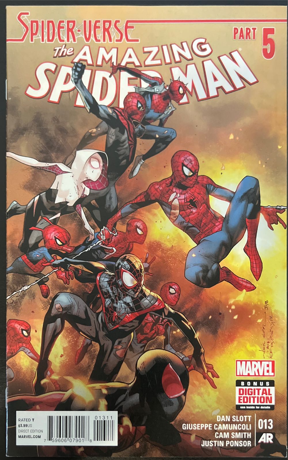 The Amazing Spider-man - Marvel Comics (13 - Jan 2015) comic book collectible [Barcode 759606079018] - Main Image 2