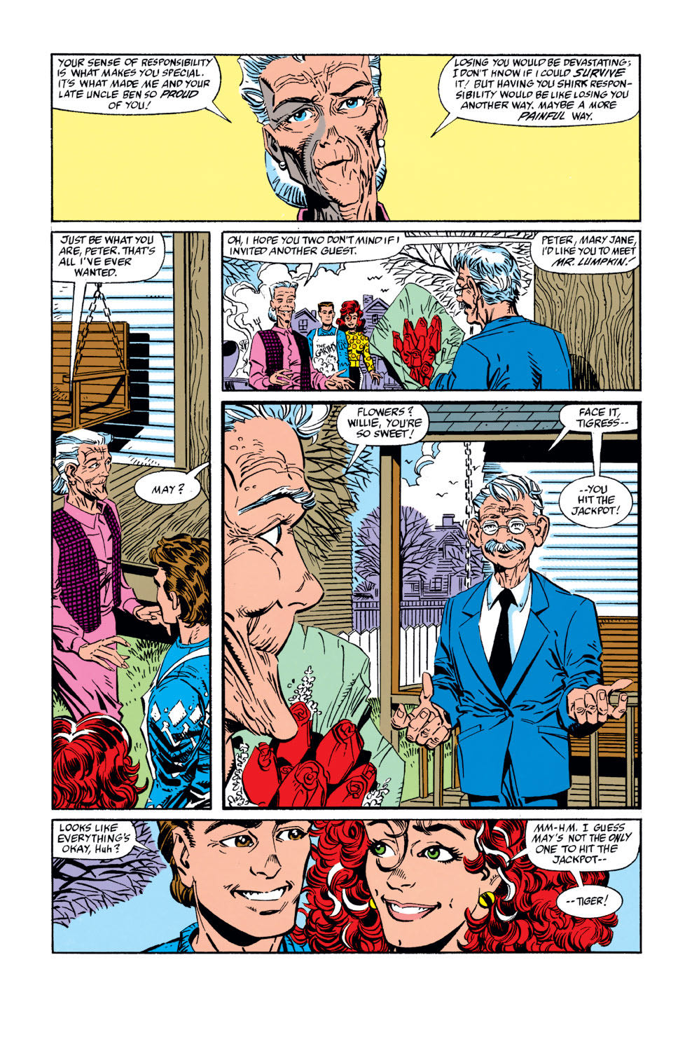 The Amazing Spider-man - Marvel (343 - Jan 1991) comic book collectible [Barcode 000000000] - Main Image 3