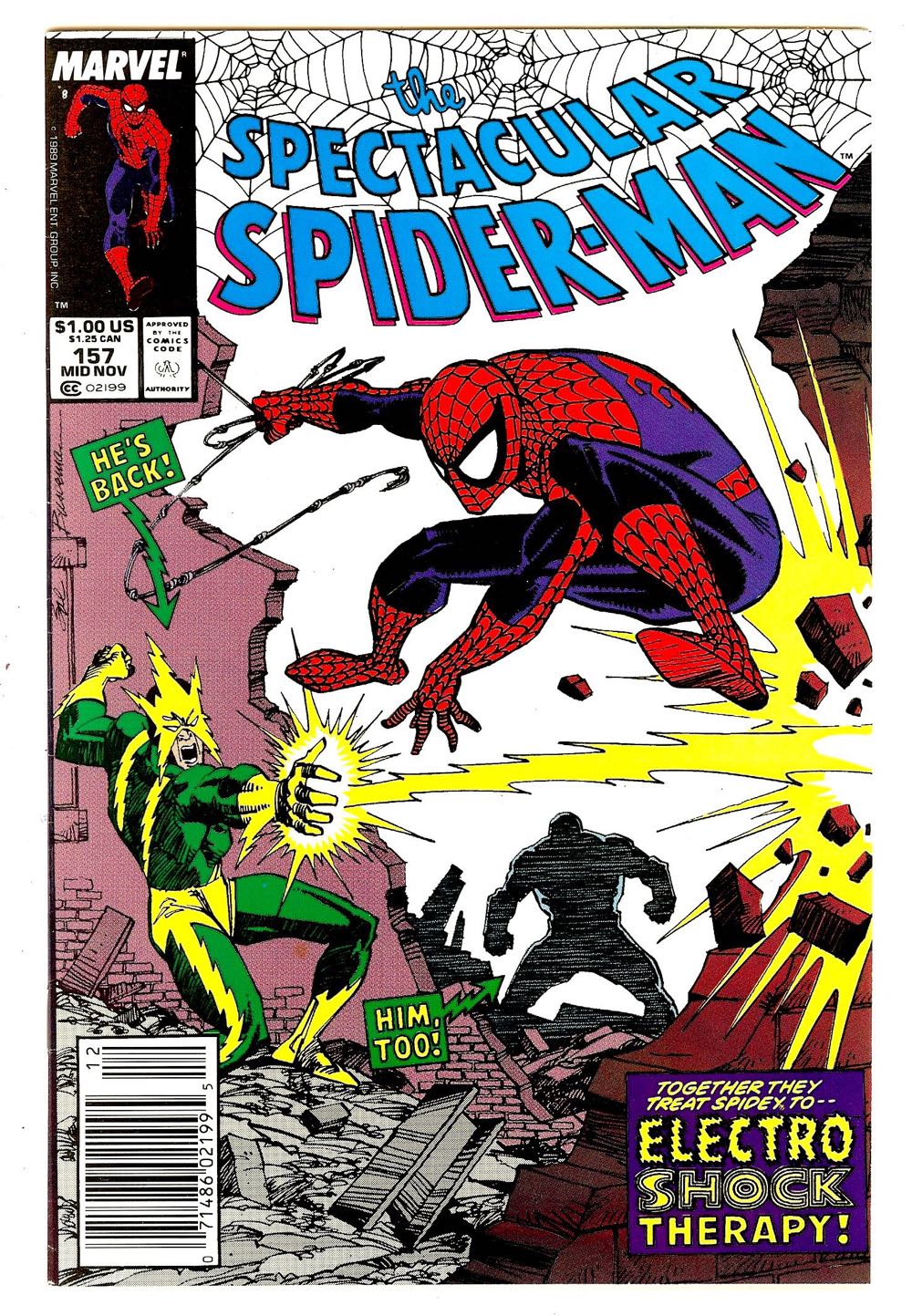 The Amazing Spider-Man (1962) - Marvel Comics (157 - Jun 1976) comic book collectible [Barcode 067200001411] - Main Image 3