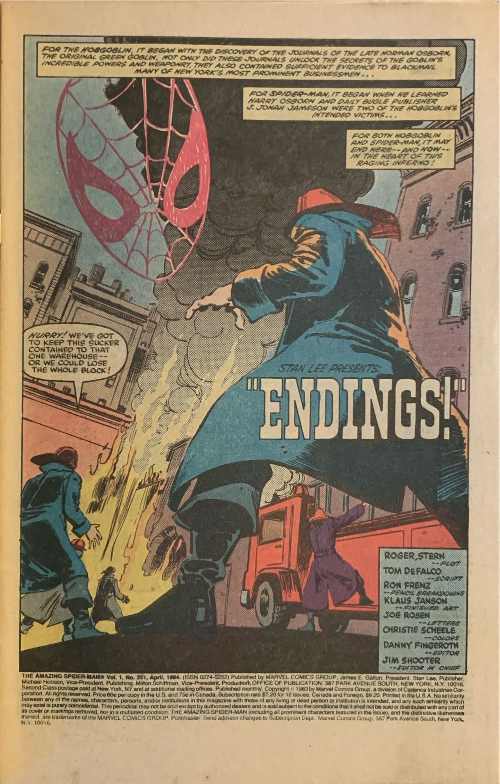 Amazing Spider-Man 251 - Marvel (251 - Apr 1983) comic book collectible [Barcode 071486024576] - Main Image 4