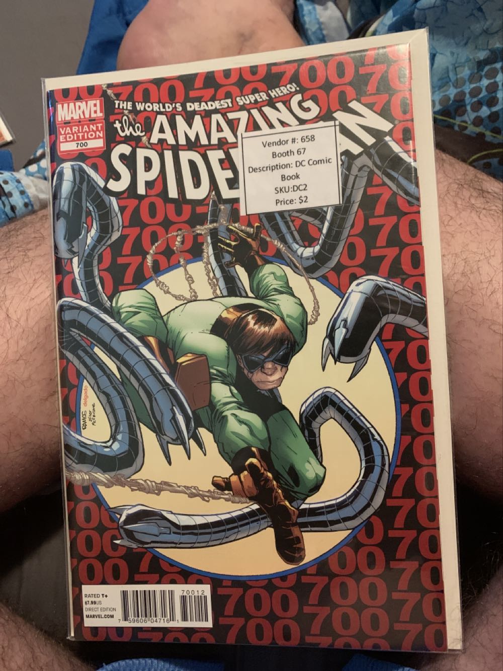 The Amazing Spider-man - Marvel Comics Group (700 - Feb 2013) comic book collectible [Barcode 759606047161] - Main Image 2