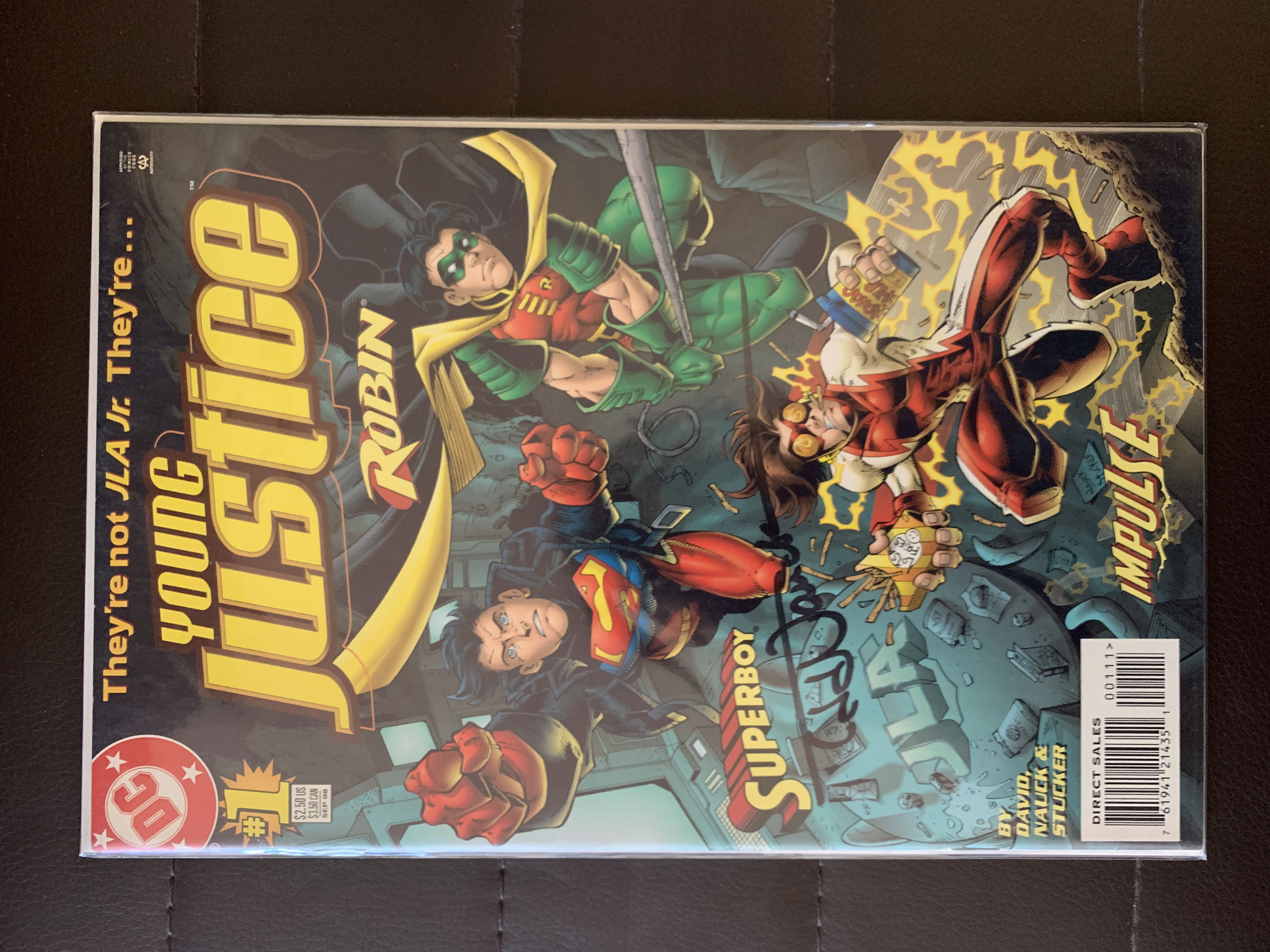 Young Justice - DC Comics (1 - Sep 1998) comic book collectible [Barcode 76194121435100111] - Main Image 2