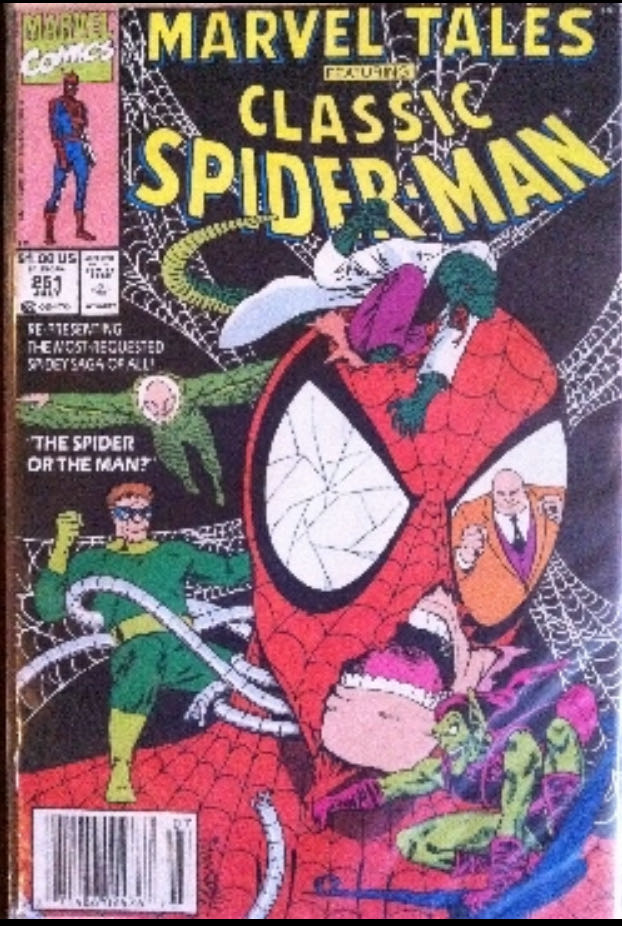 Marvel Tales Featuring: Classic Spider-man - Marvel (251 - Jul 1991) comic book collectible [Barcode 071486024767] - Main Image 2
