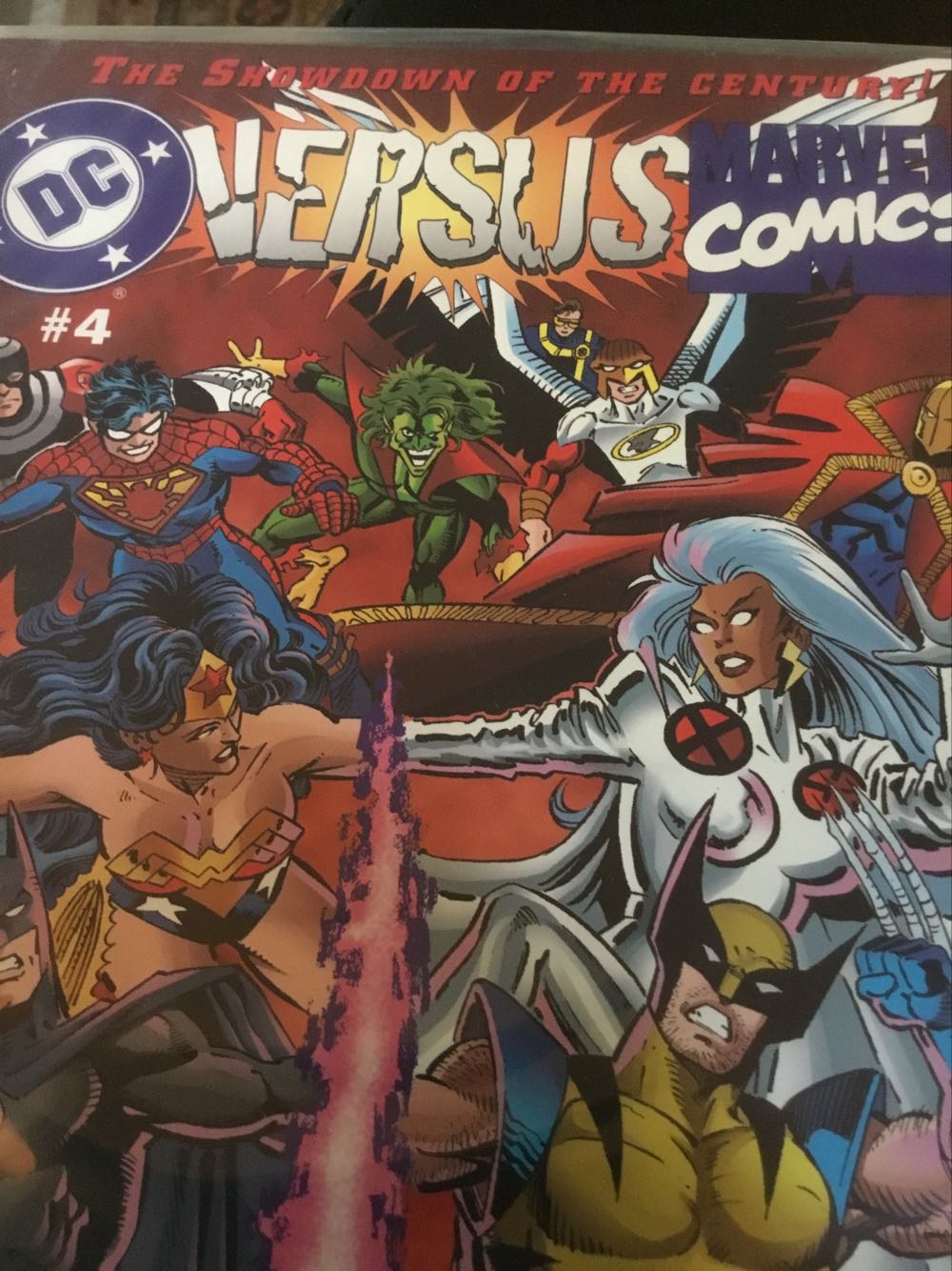 DC Versus Marvel Comics - DC / Marvel (4 - Apr 1996) comic book collectible [Barcode 761941206974] - Main Image 3