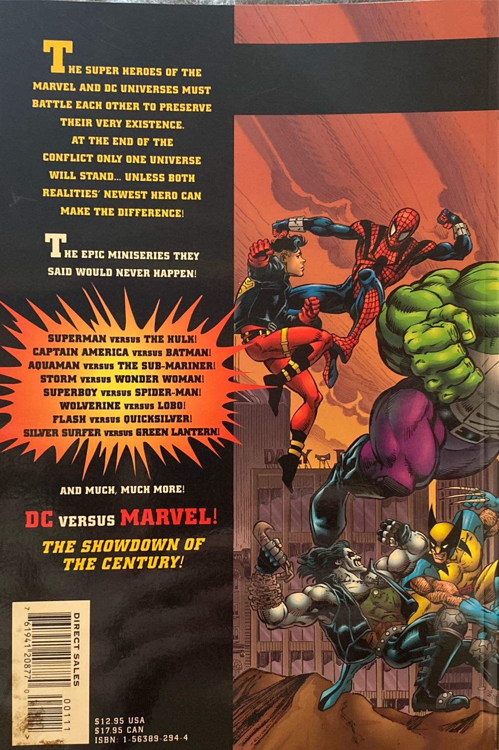 DC Versus Marvel Comics - Amalgam Comics (1 - May 1996) comic book collectible [Barcode 761941208770] - Main Image 3