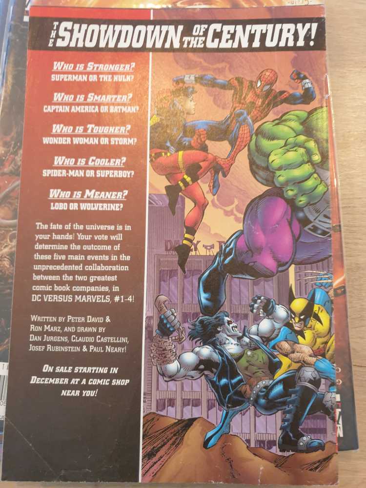 DC Versus Marvel Comics - DC/Marvel Comics (Jul 1996) comic book collectible [Barcode 76194120697400111] - Main Image 3