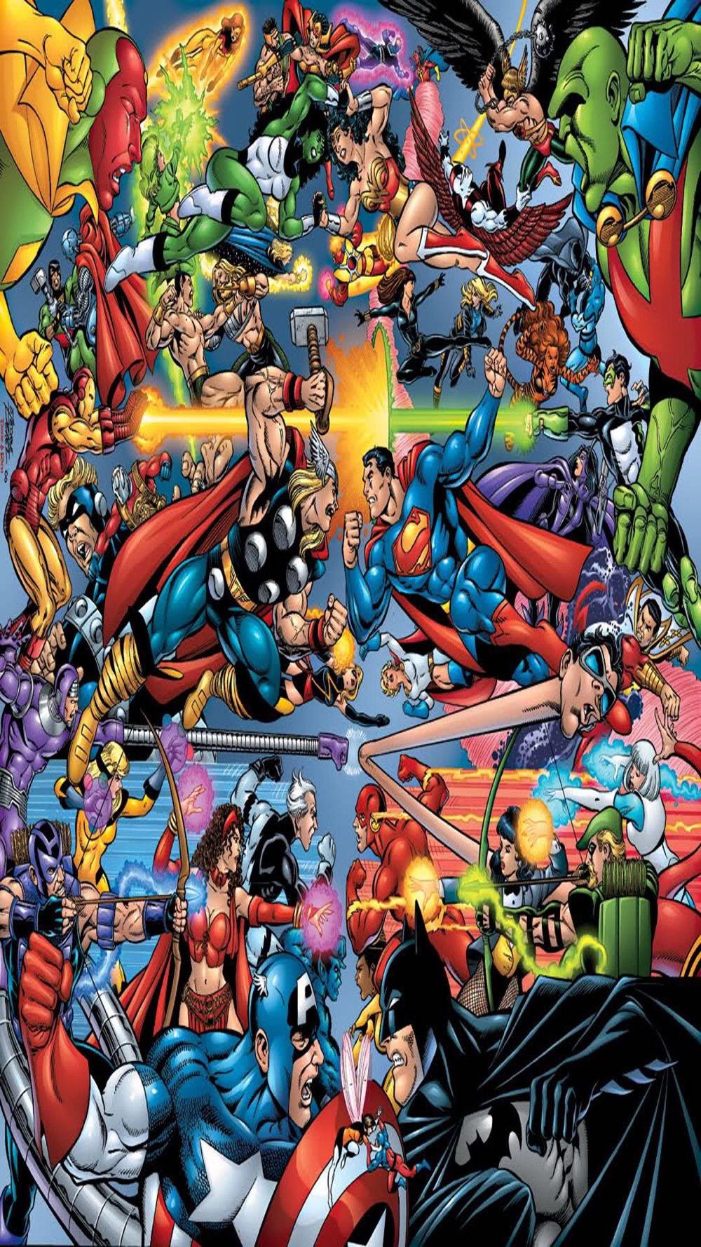 DC Versus Marvel Comics - DC / Marvel Comics (3 - Jan 1996) comic book collectible [Barcode 76194120697400111] - Main Image 3