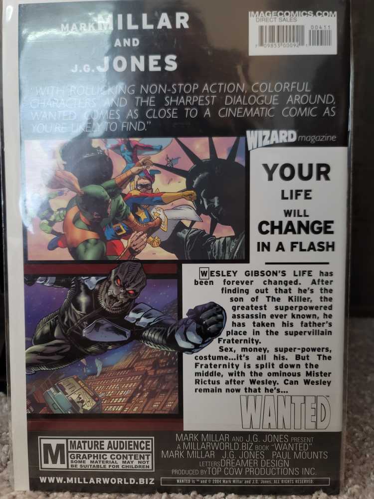 Wanted - Image/ Top Cow (4 - Jul 2004) comic book collectible [Barcode 709853000921] - Main Image 2